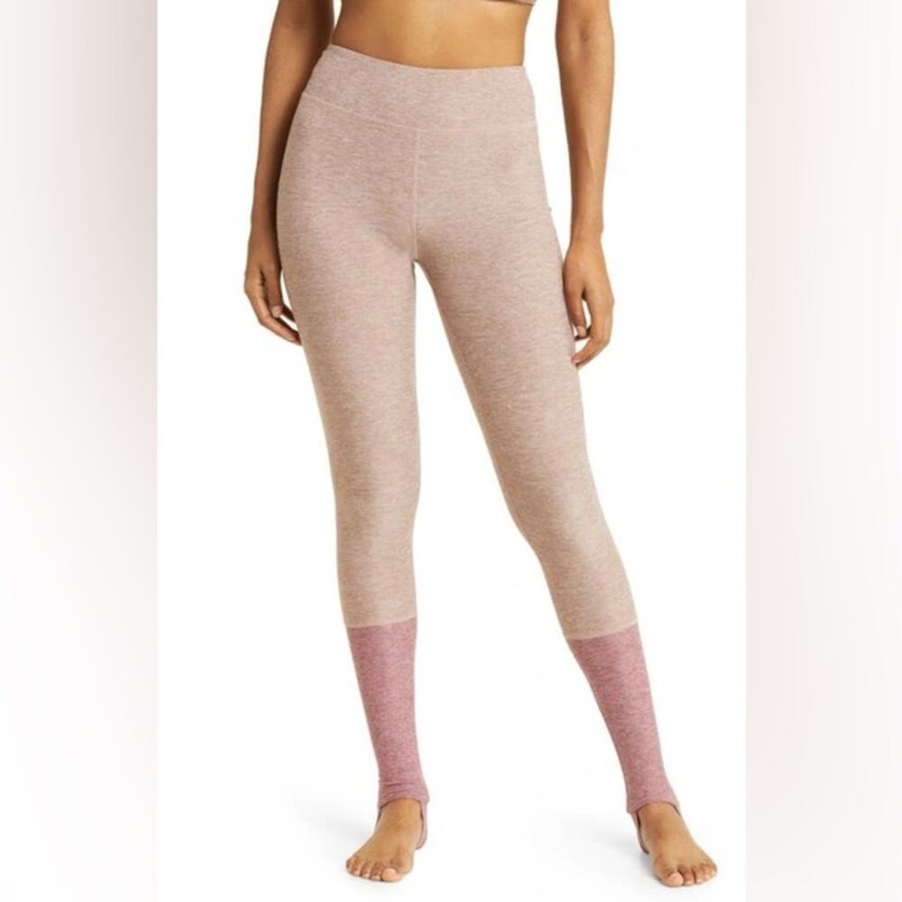 NEW Outdoor Voices Cloudknit Color Block Stirrup Leggins
